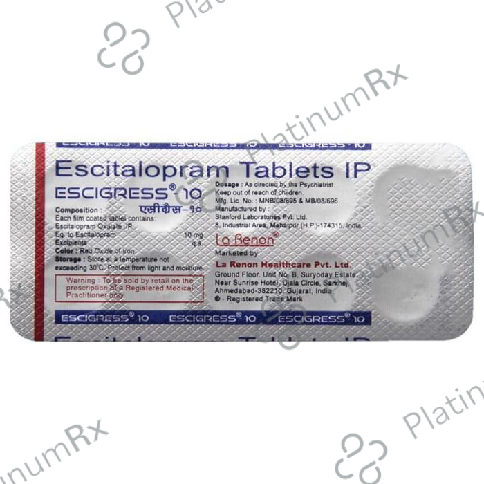 Escigress 10mg Tablet 10s