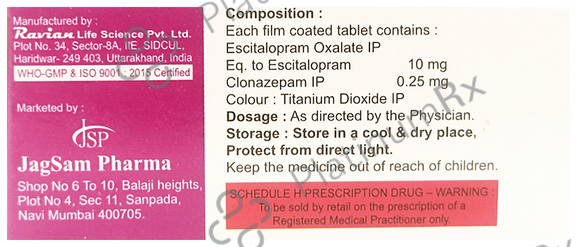 Tricita Lite 0.5mg/10mg Tablet