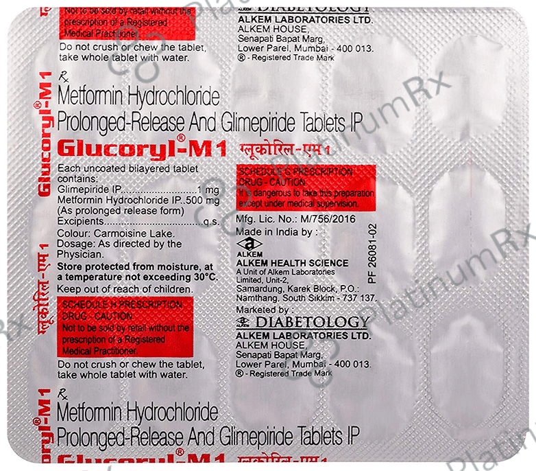 Glucoryl-M 1 Tablet PR