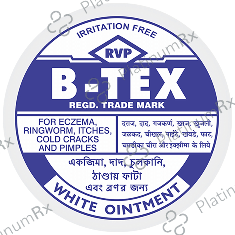 RVP B Tex White Ointment 14gm