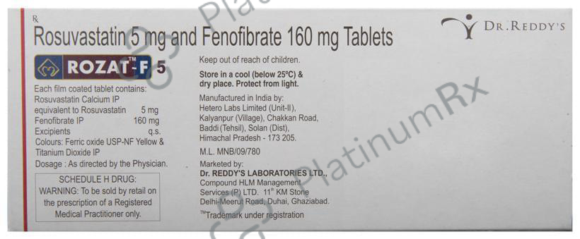 Rozat F 5/160mg Tablet 10s