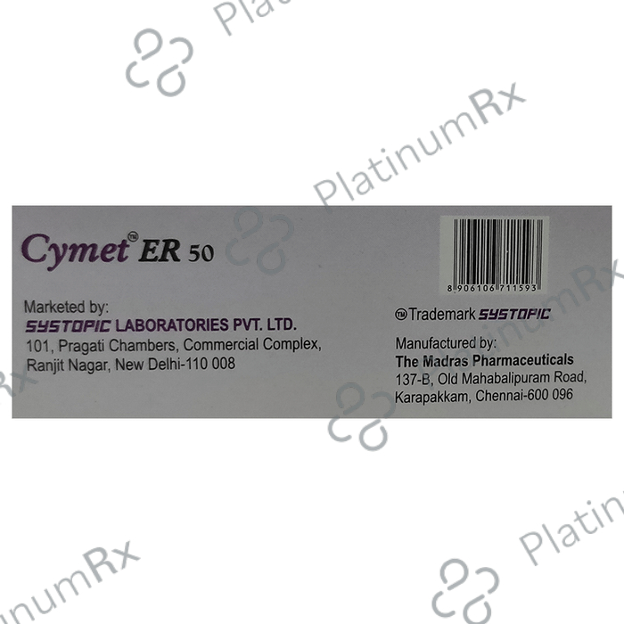 Cymet ER 50mg Tablet 10s
