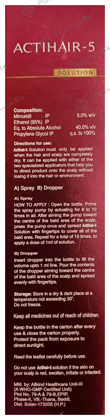 Actihair 5 Solution