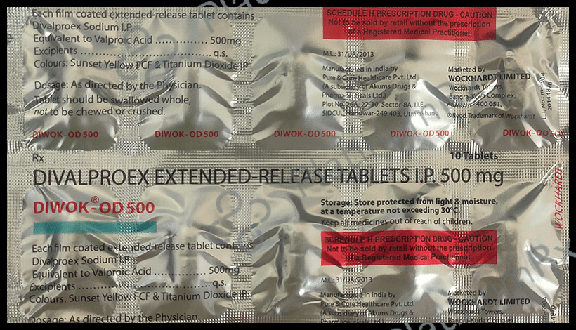 Diwok OD 500mg Tablet ER