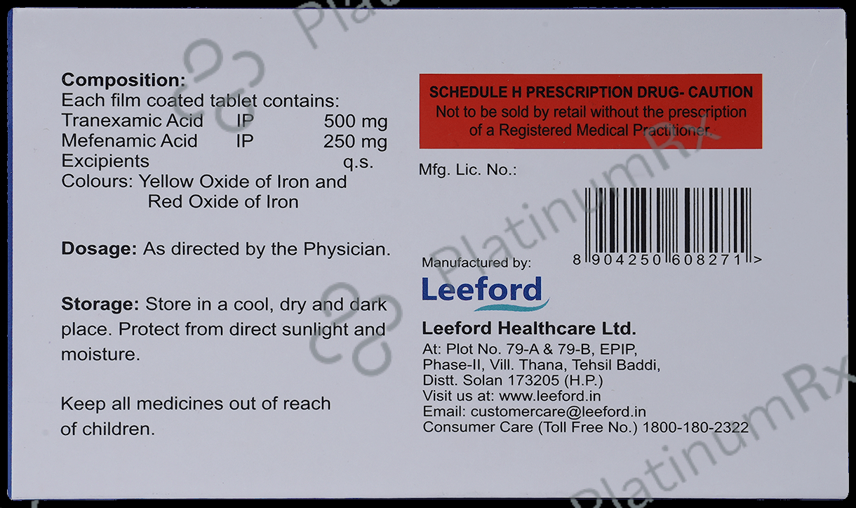Redotrex MF 500mg/250mg Tablet