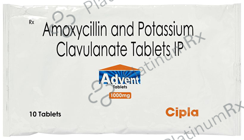 Advent 875/125mg Tablet 10s