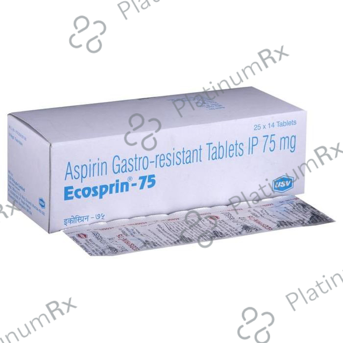 Ecosprin 75mg Tablet 14s
