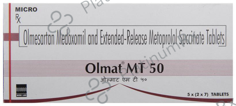 Olmat MT 50 Tablet ER 7 Tablet ER