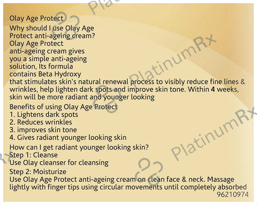 Olay Age Protect Anti-Ageing Cream 40 gm