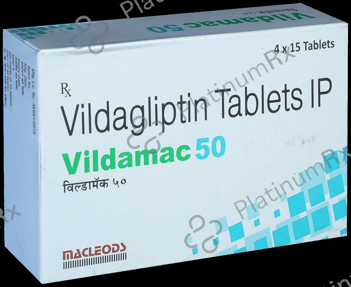 Vildamac 50mg Tablet 15s