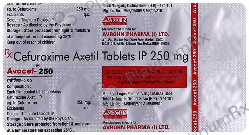Avocef 250 Tablet