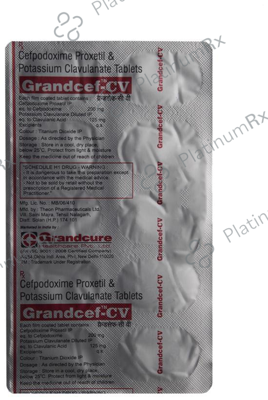Grandcef-CV Tablet