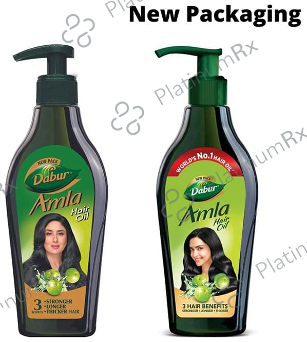 Dabur Amla Hair Oil - For Stronger, Longer & Thicker Hair 550 ml