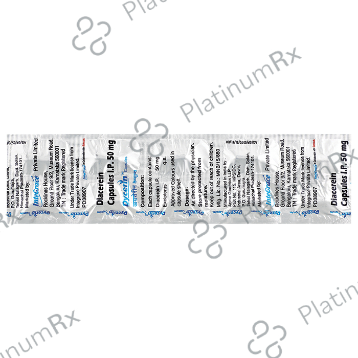 Dycerin 50mg Capsule 10s