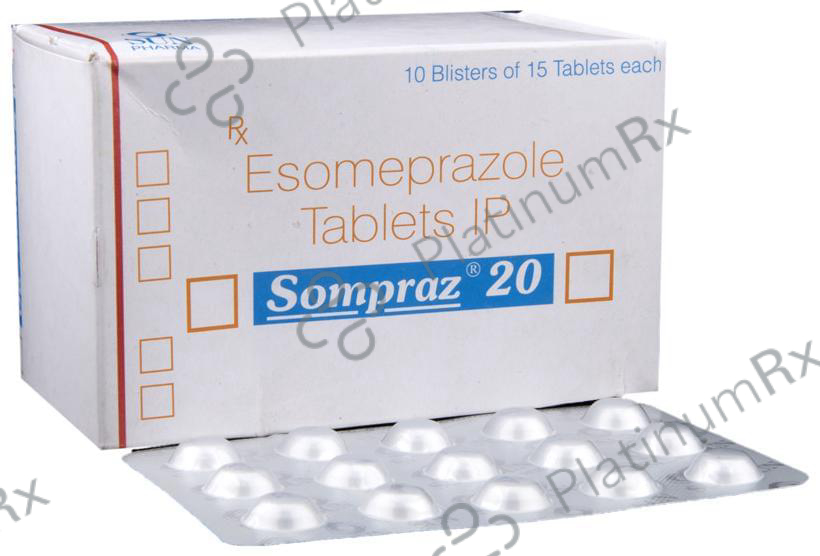 Sompraz 20mg Tablet 15s