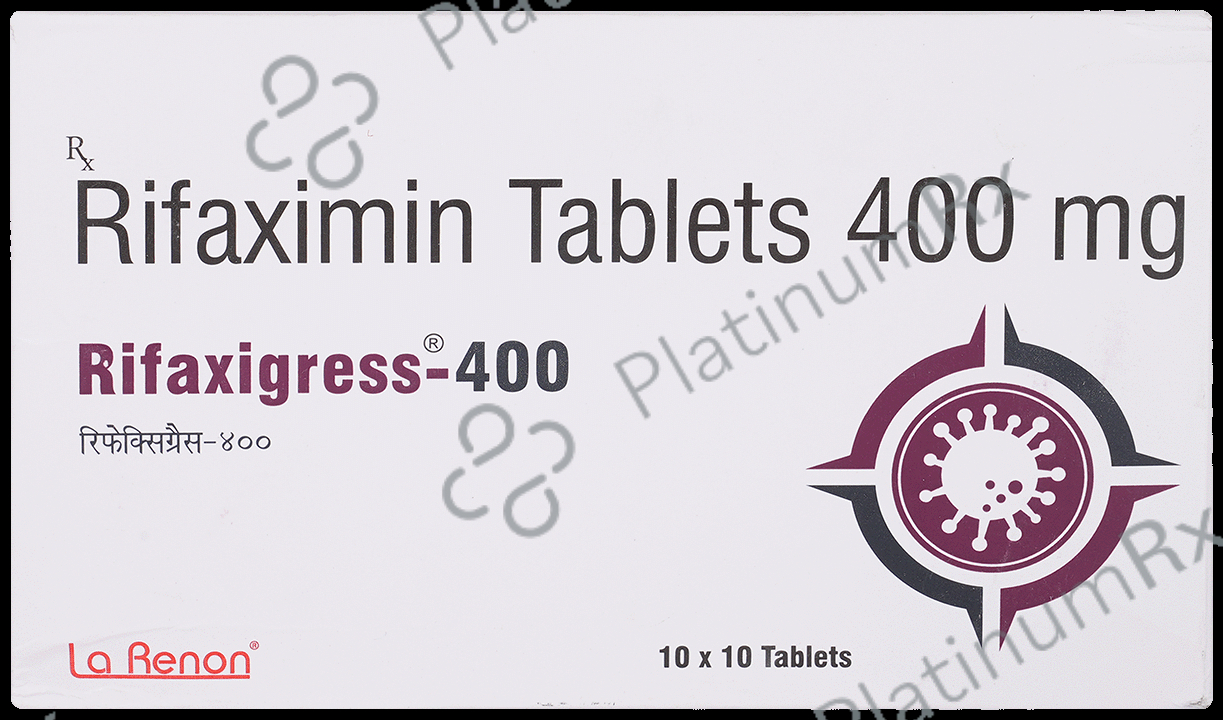 Rifaxigress 400mg Tablet 10s