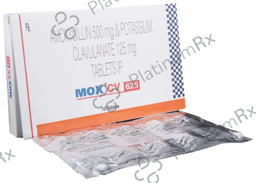 Mox CV 625 500/125mg Tablet 10s