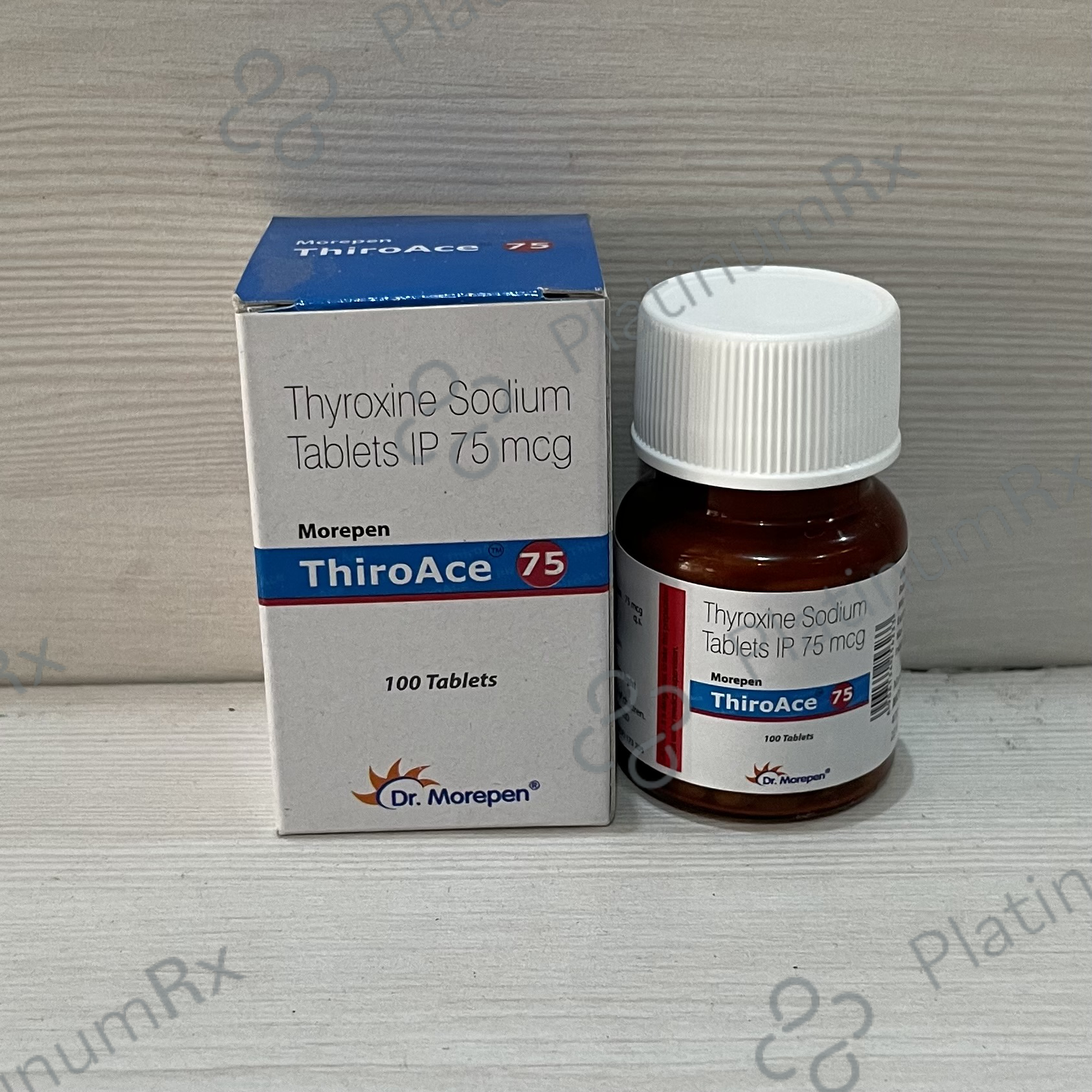 Thiroace 75mcg Tab 100s