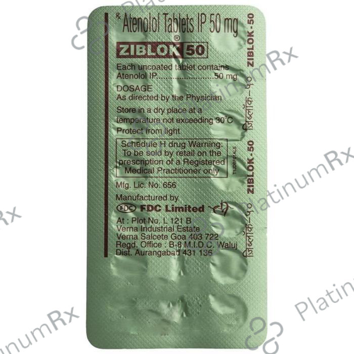 Ziblok 50mg Tablet 14s