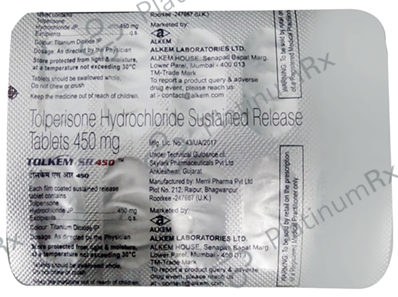 Tolkem SR 450 Tablet 6 Tablet SR
