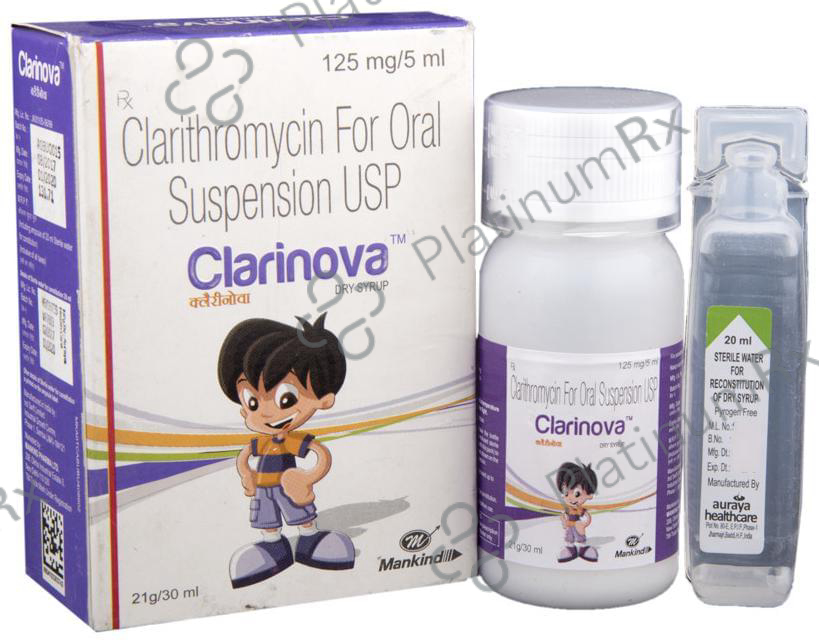 Clarinova 125mg Dry Syrup 30ml