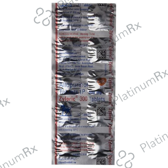 Zyloric 300mg Tablet 10s