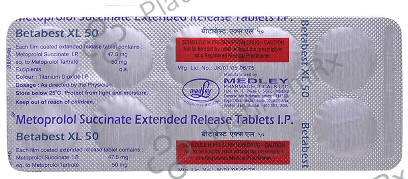Betabest XL 50mg Tablet 10s