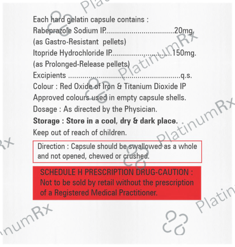 Rabovil IT Capsule SR 20mg/150mg