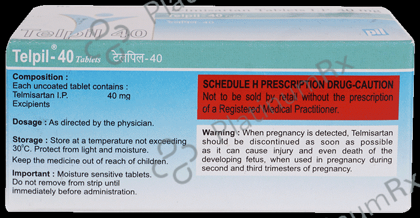 Telpil 40mg Tablet