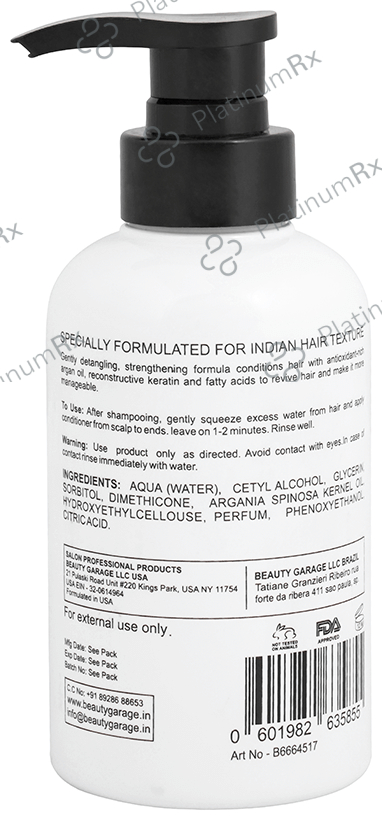 Beauty Garage Keratin Smooth Daily Conditioner 300 ml