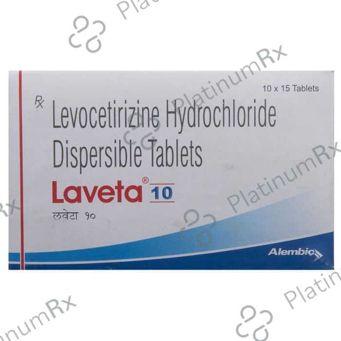 Laveta 10mg Tablet DT 15s