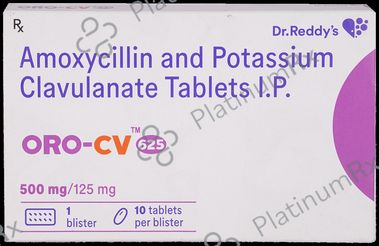 Oro CV 625mg Tablet 10s