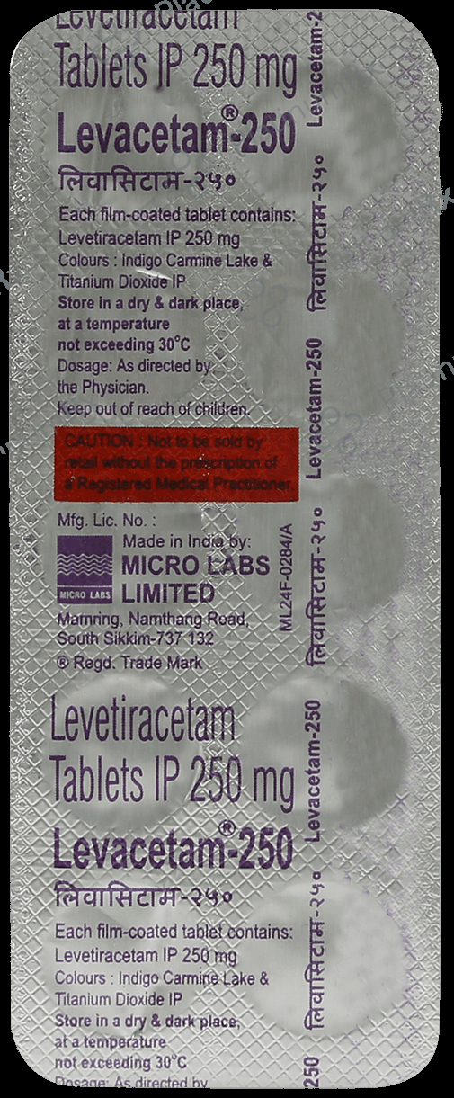 Levacetam 250mg Tablet 10s