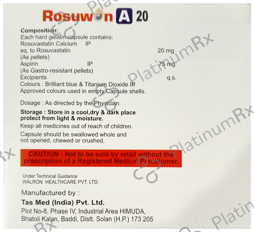 Rosuwon A 20 Capsule