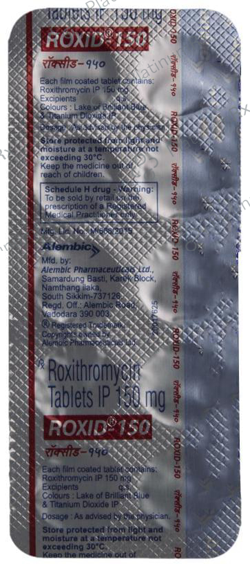 Roxid 150mg Tablet 10s