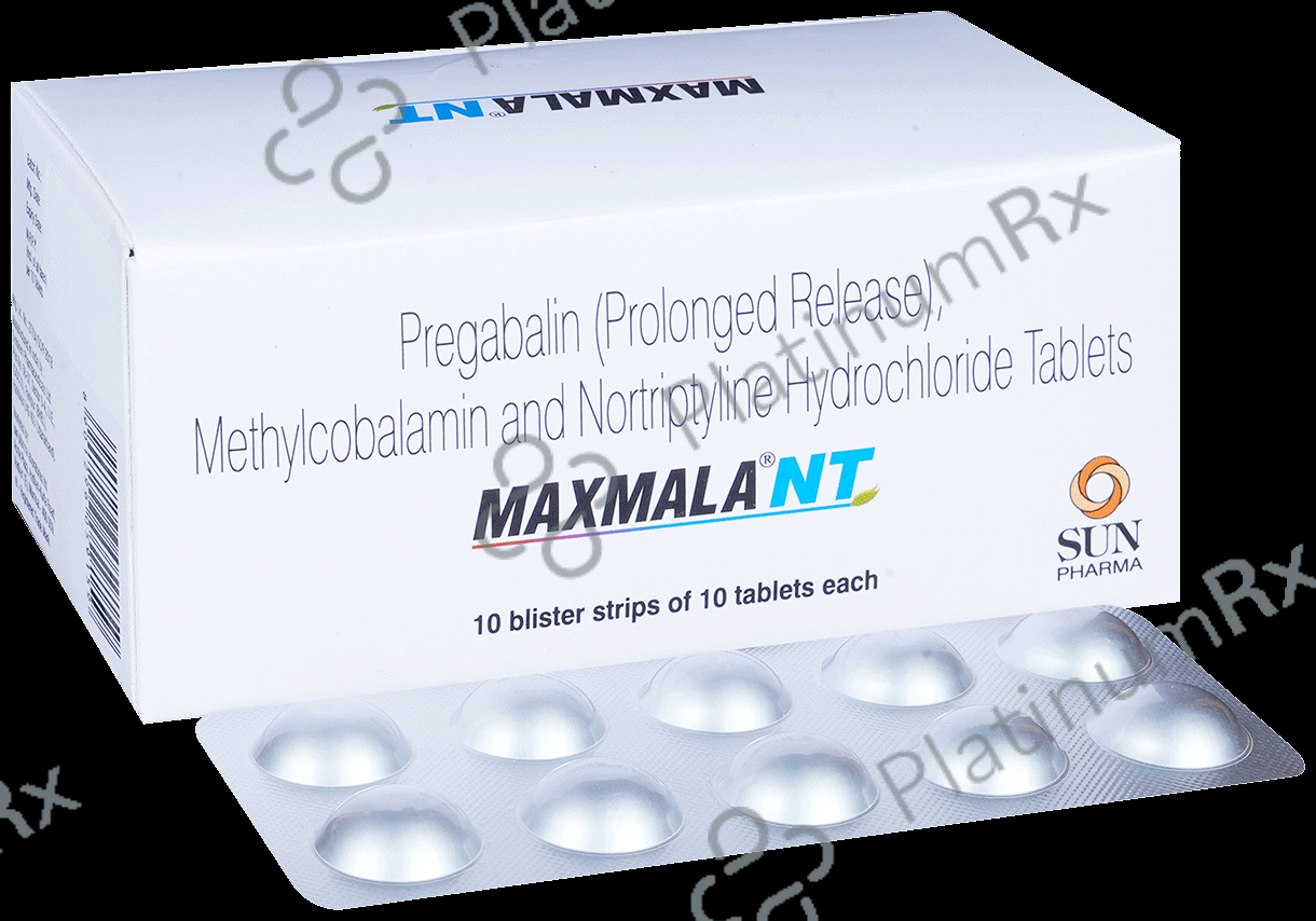 Maxmala NT 75mg/10mg/1500mcg Tablet