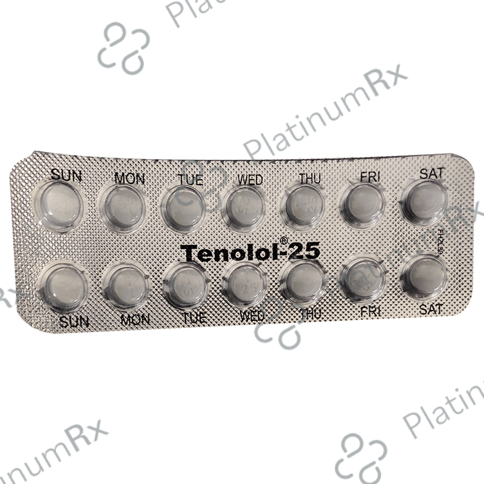 Tenolol 25mg Tablet 14s