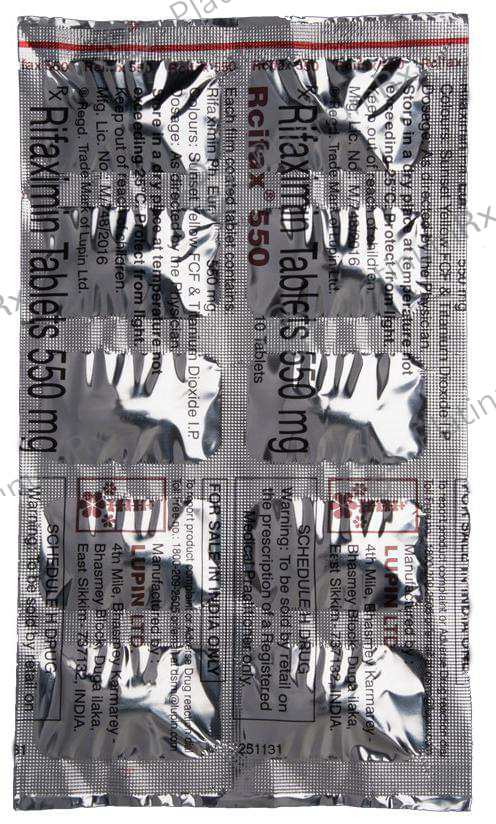 Rcifax 550mg Tablet 10s