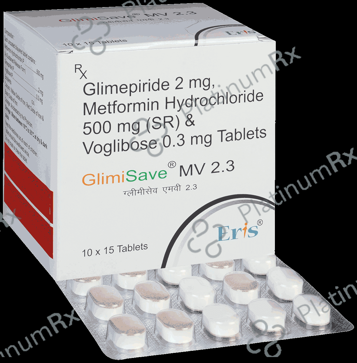 Glimisave MV 2/500/0.3mg Tablet SR 15s