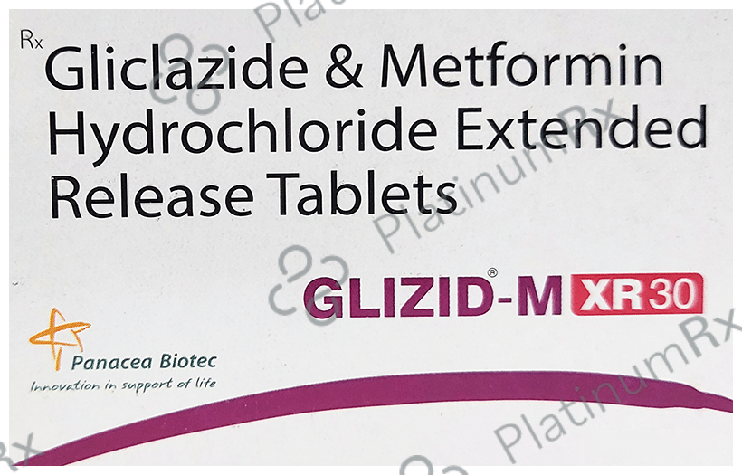 Glizid M XR 30/500mg Tablet 10s