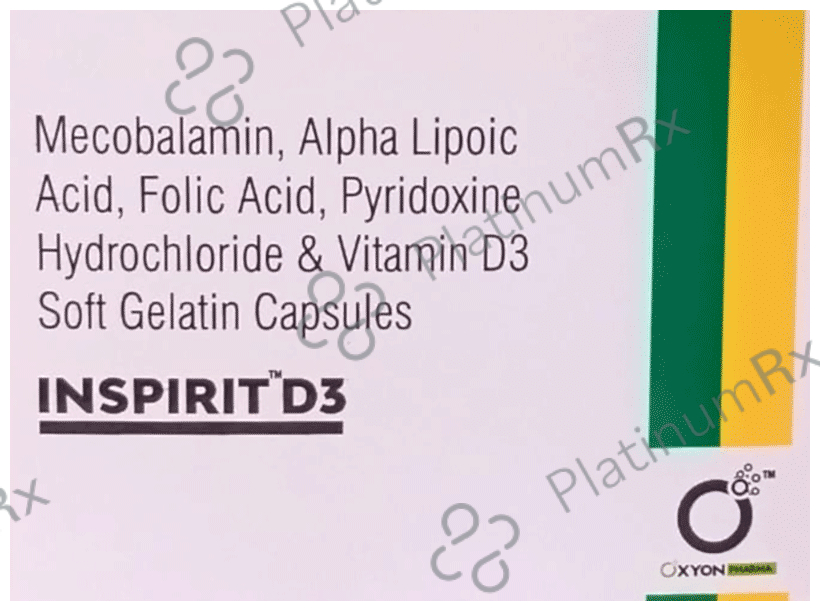 Inspirit D3 Soft Gelatin Capsule