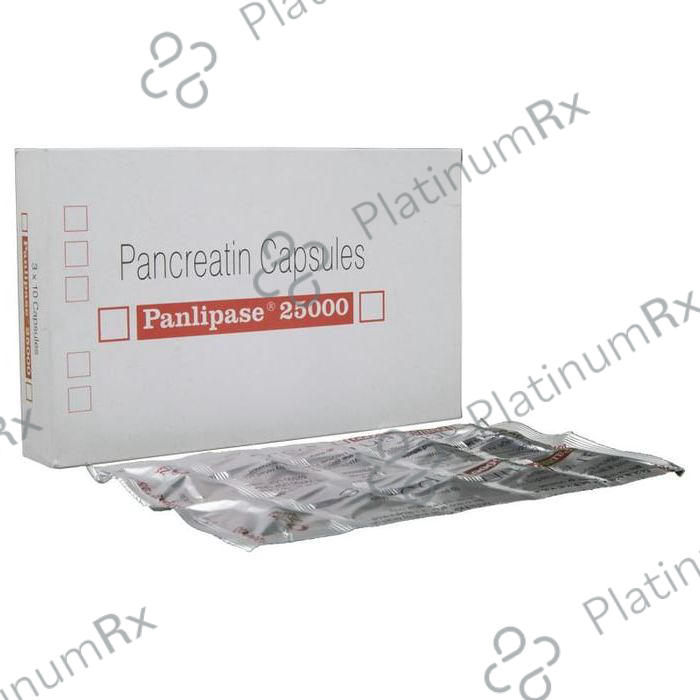 Panlipase 25000 Capsule 10s