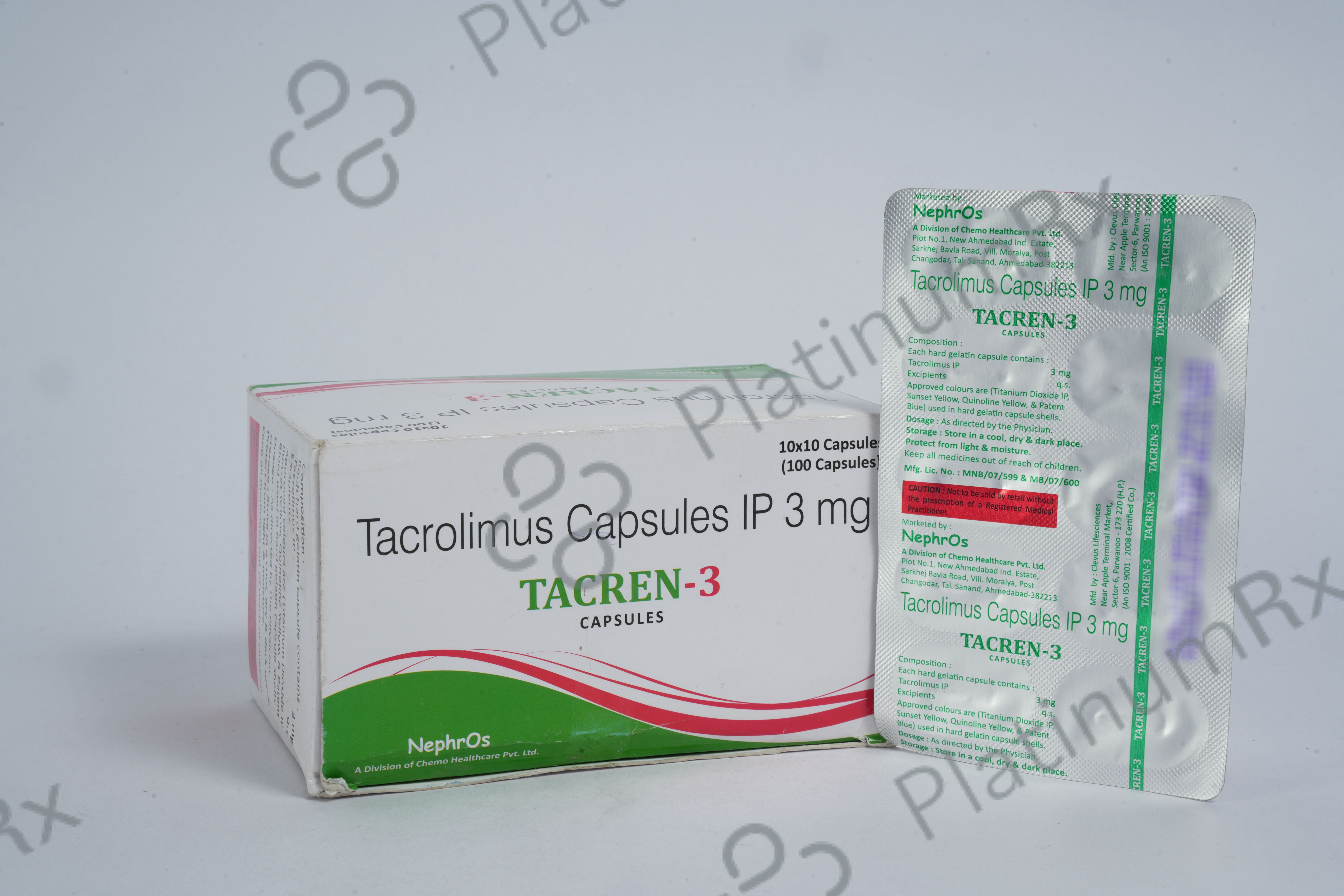 Tacren 3mg Capsule 10s