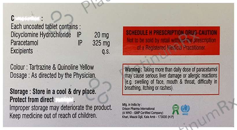 Paracolin Forte Tablet