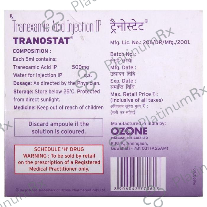 Tranostat Injection 5ml