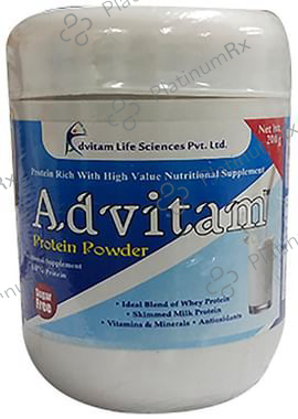 Advitam Protein Powder Sugar Free 200 Powder