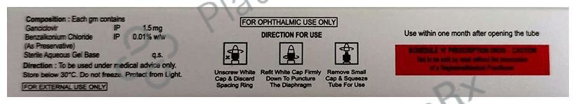 Ganvir Ophthalmic Gel