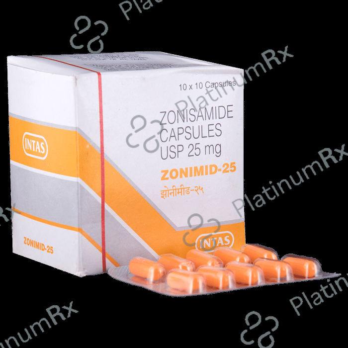 Zonimid 25mg Capsule 10s