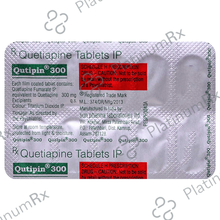 Qutipin 300mg Tablet 10s