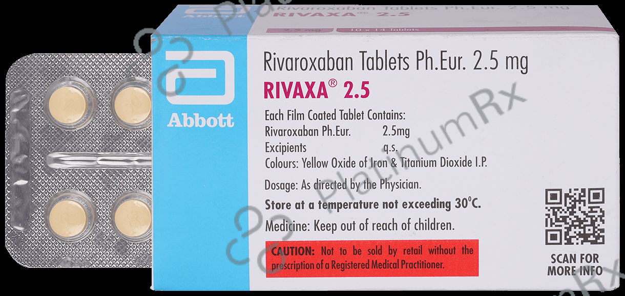 Rivaxa 2.5mg Tablet 14 tablets